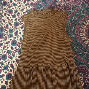 Green striped tank top